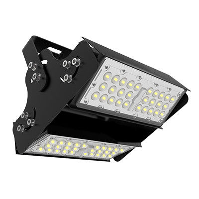 خرید محفظه آلومینیومی IK08 چراغ های ورزشگاه LED در فضای باز مشکی 100 وات online manufacture
