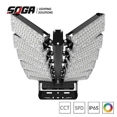 خرید 600-1800W LED قدرت بالا نور ورزش نور برای بار باد می تواند تحمل 17 کلاس بار باد 56.1-61.2 M/s online manufacture