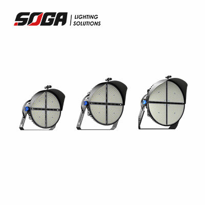 چراغ دکل بلند LED L70 ساعت 000 H با ولتاژ ورودی AC108-528V، پایه آهنی یا استیل، ایده آل برای روشنایی مناطق وسیع